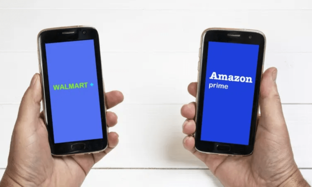 Walmart and Amazon apps